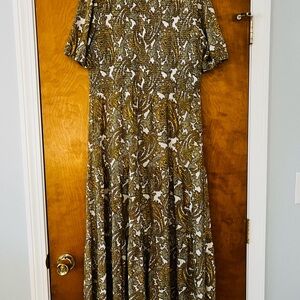MICHAEL Michael Kors Yellow and White Floral Maxi Dress